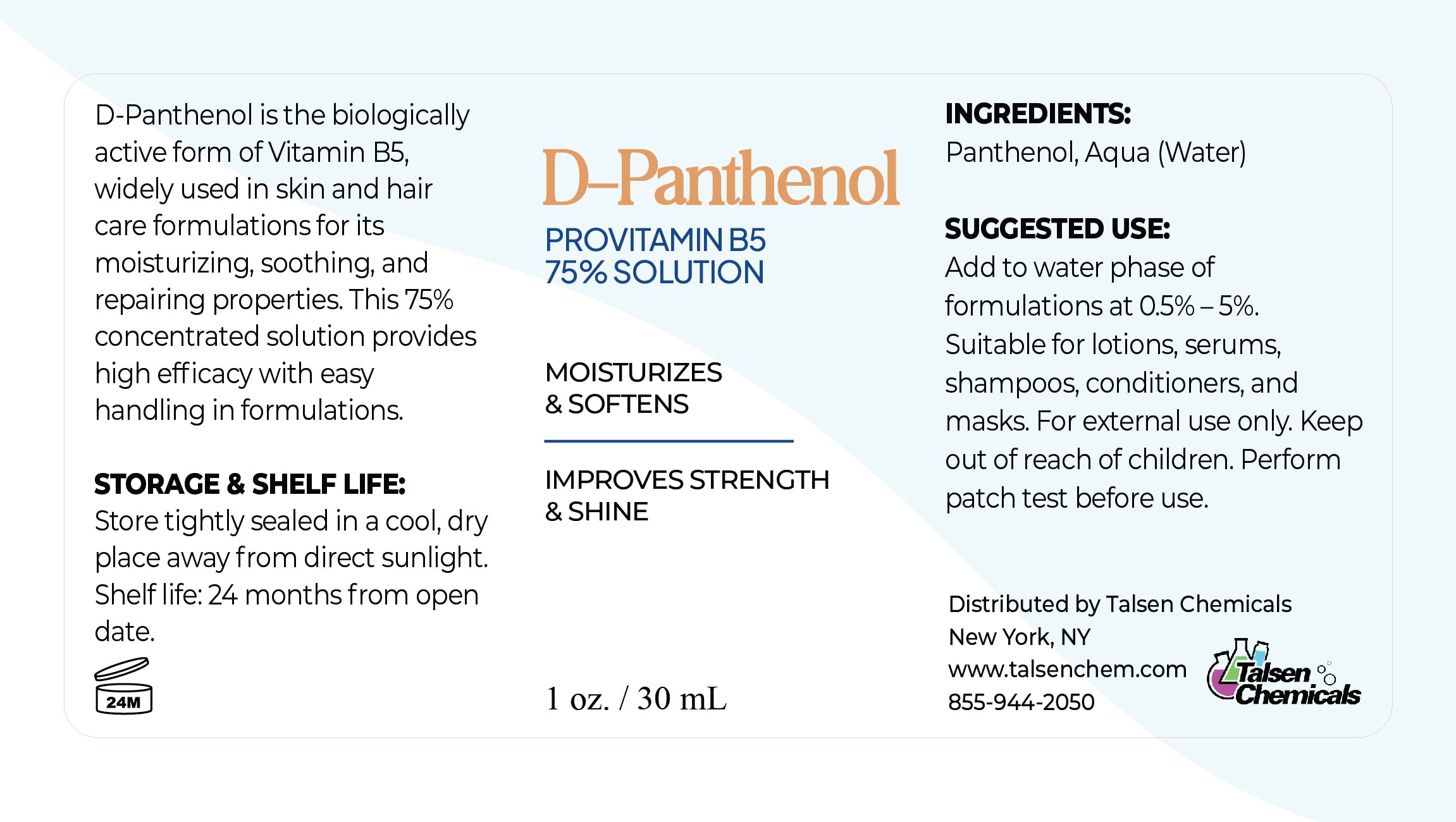 D-Panthenol 75% Solution
