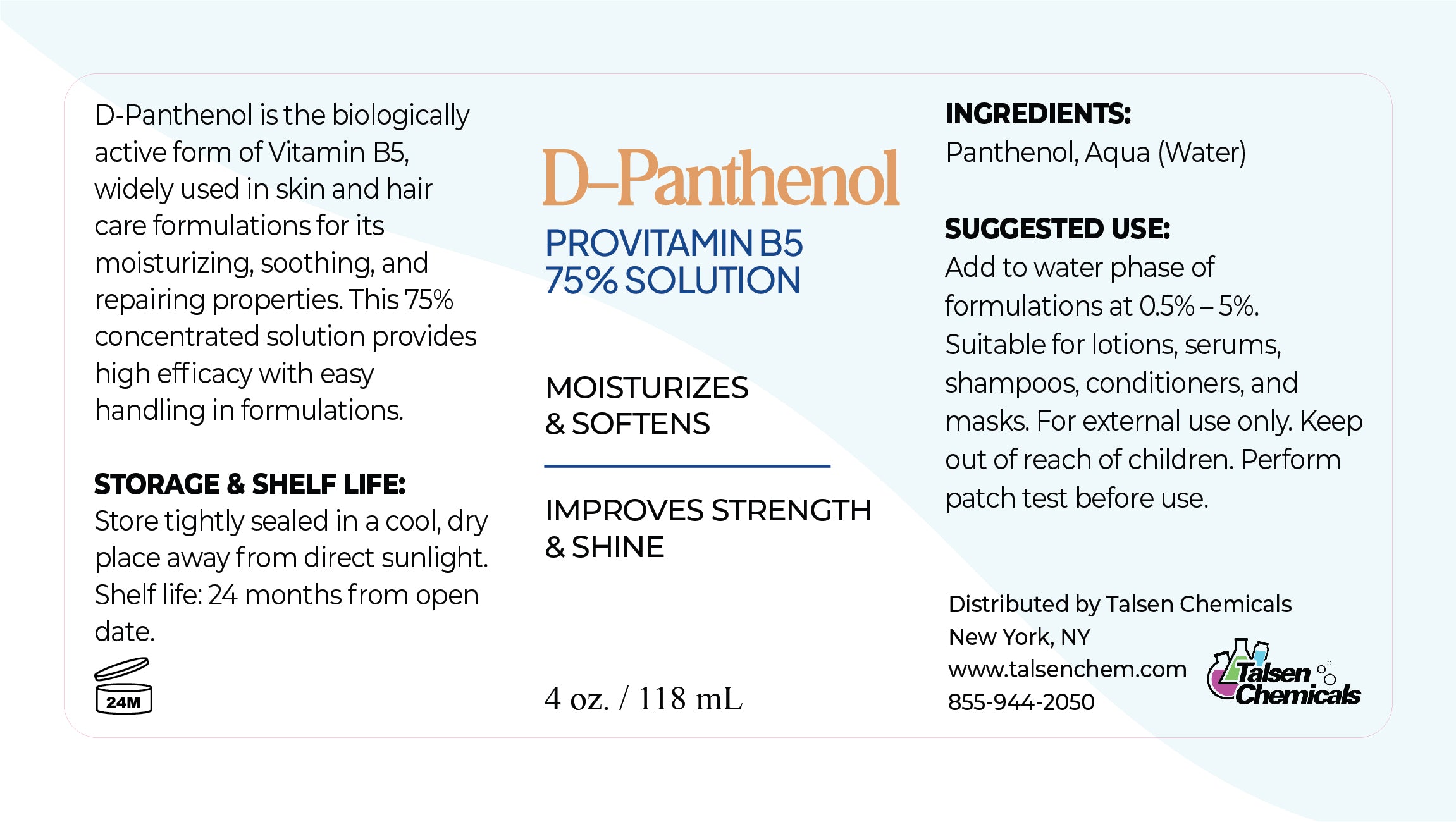 D-Panthenol 75% Solution