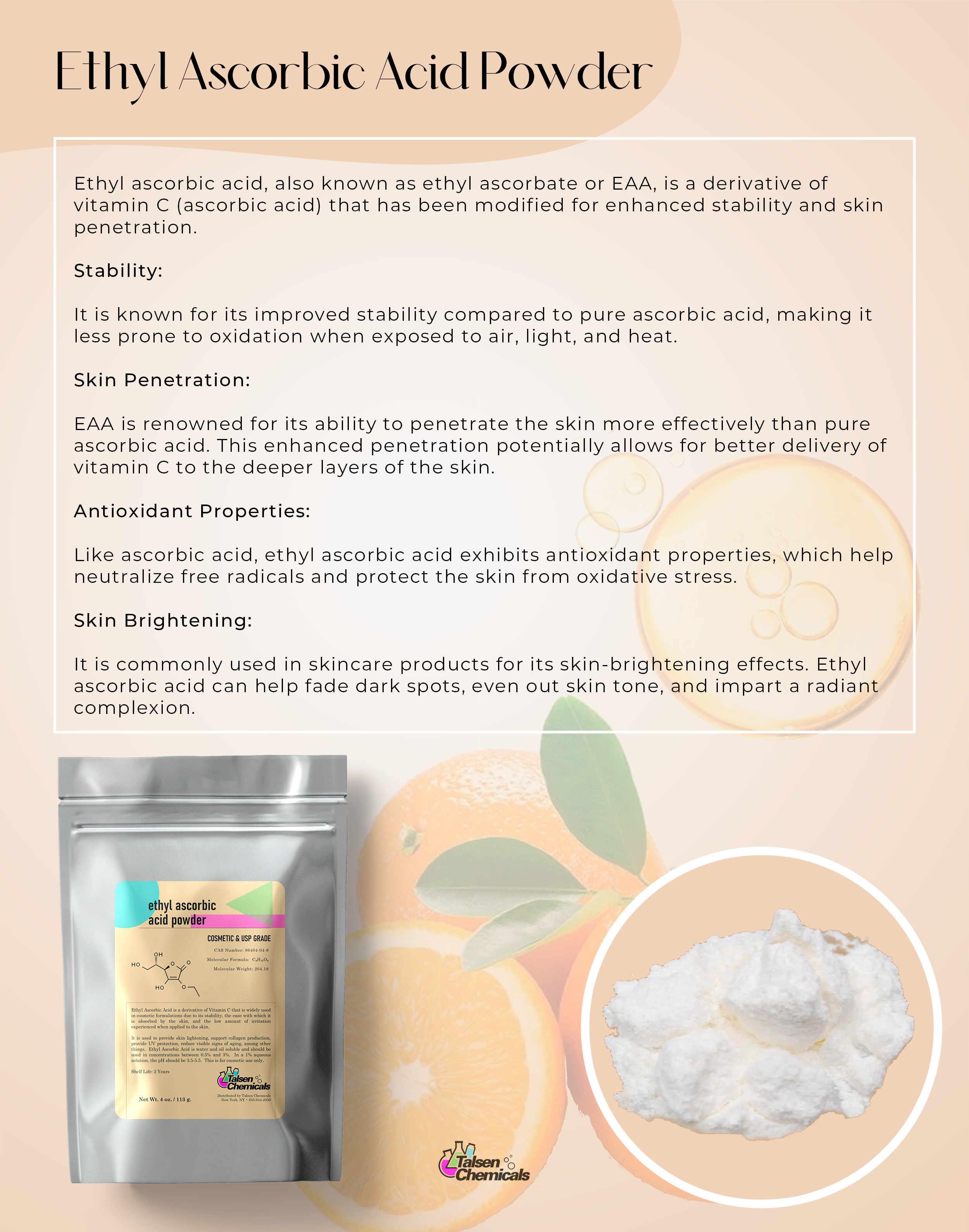 Ethyl Ascorbic Acid Powder