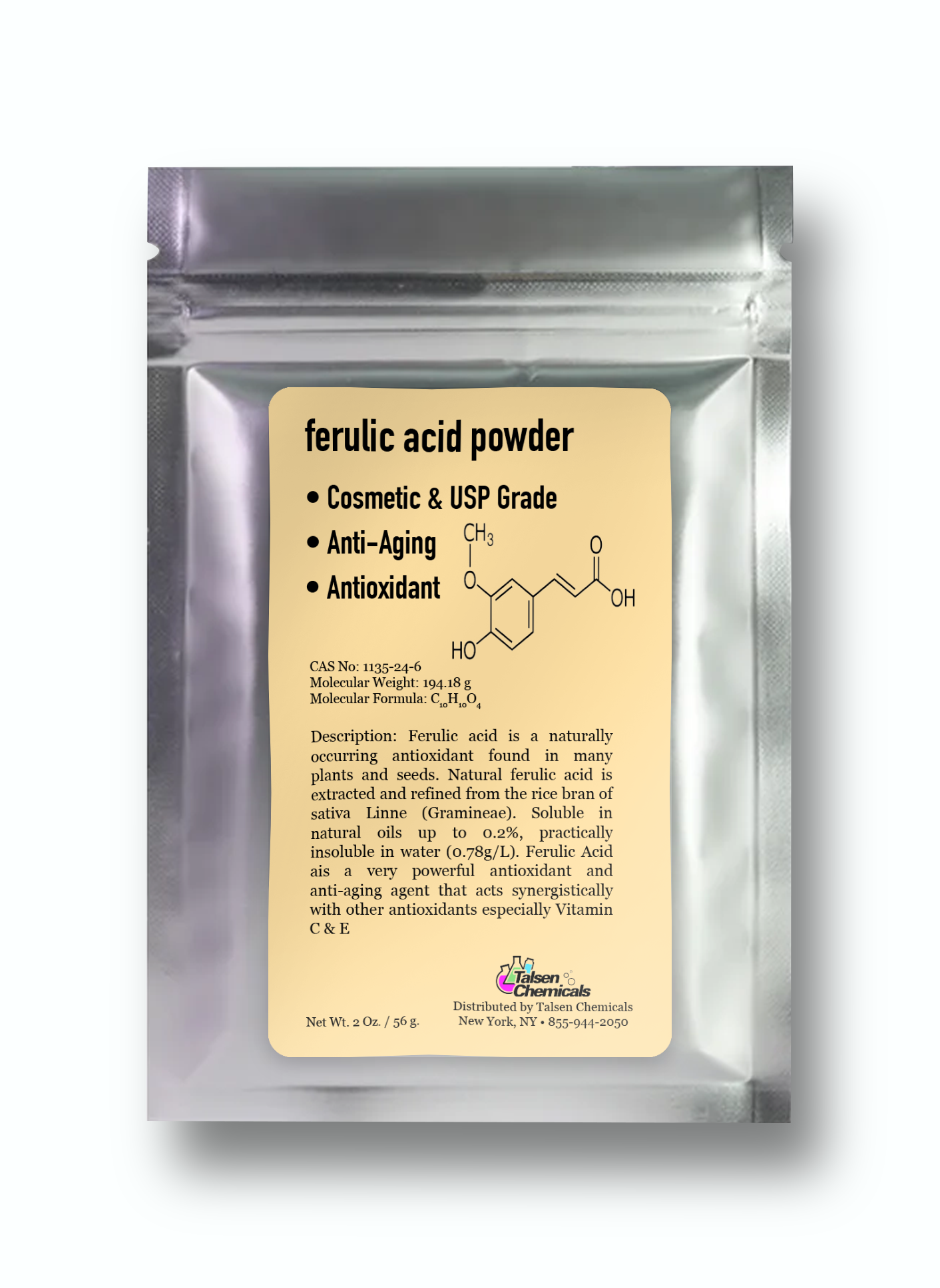 Ferulic Acid Powder