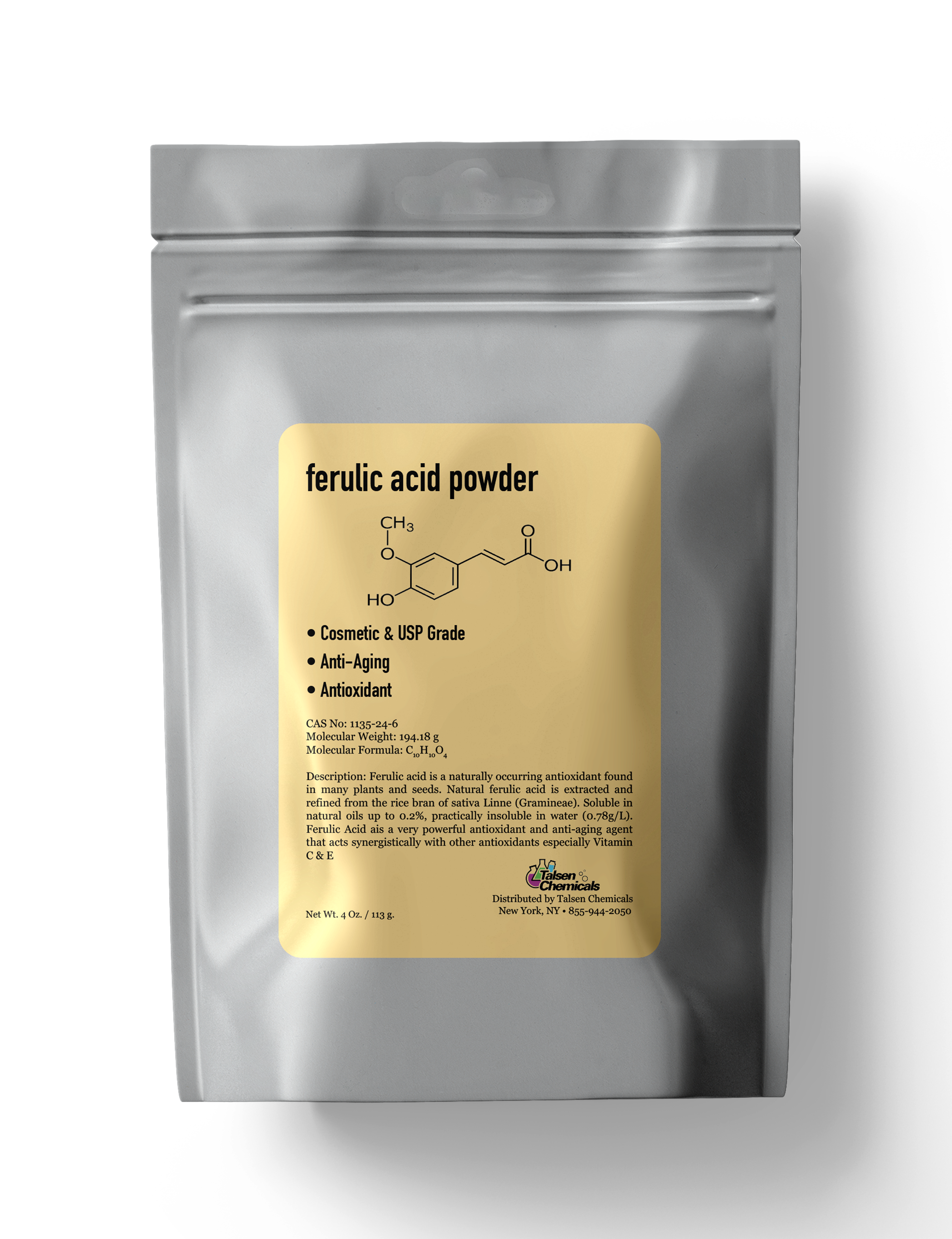 Ferulic Acid Powder
