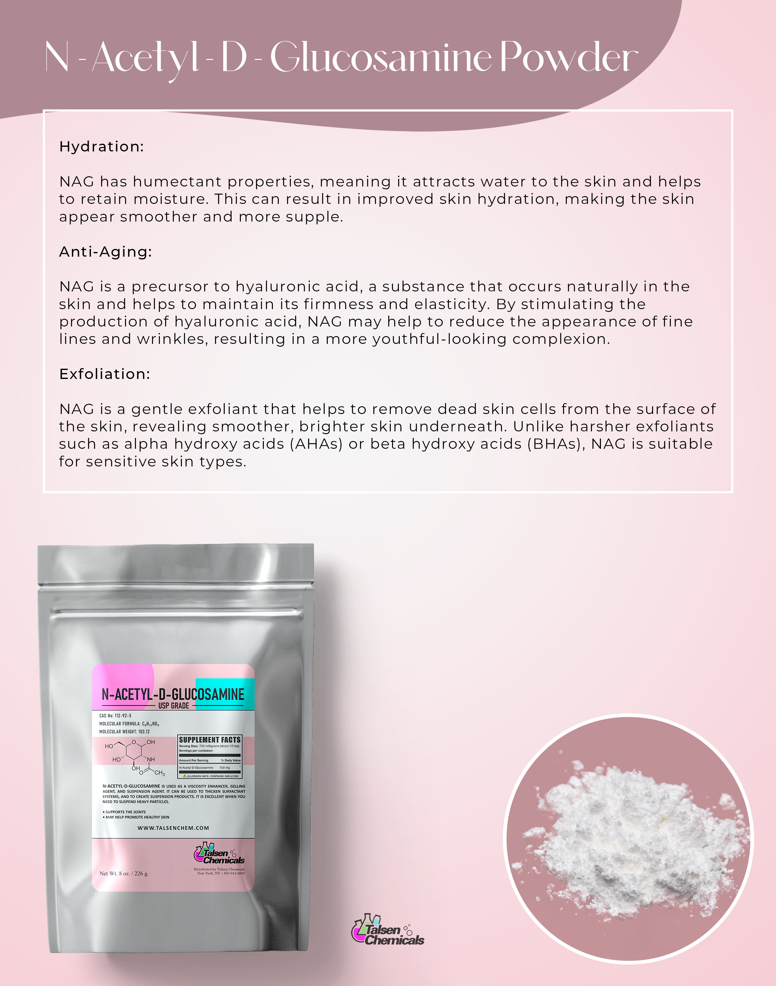 N-Acetyl-D-Glucosamine Powder