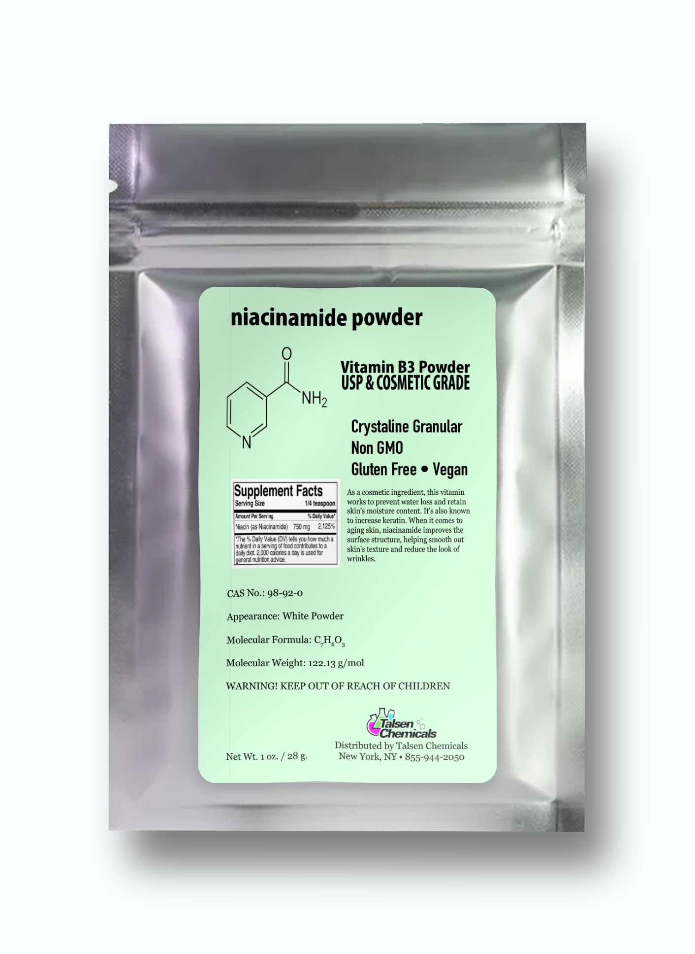 Niacinamide (Vitamin B3) Powder