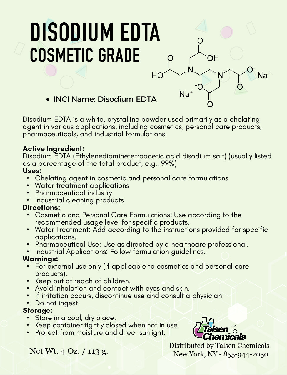 Disodium EDTA