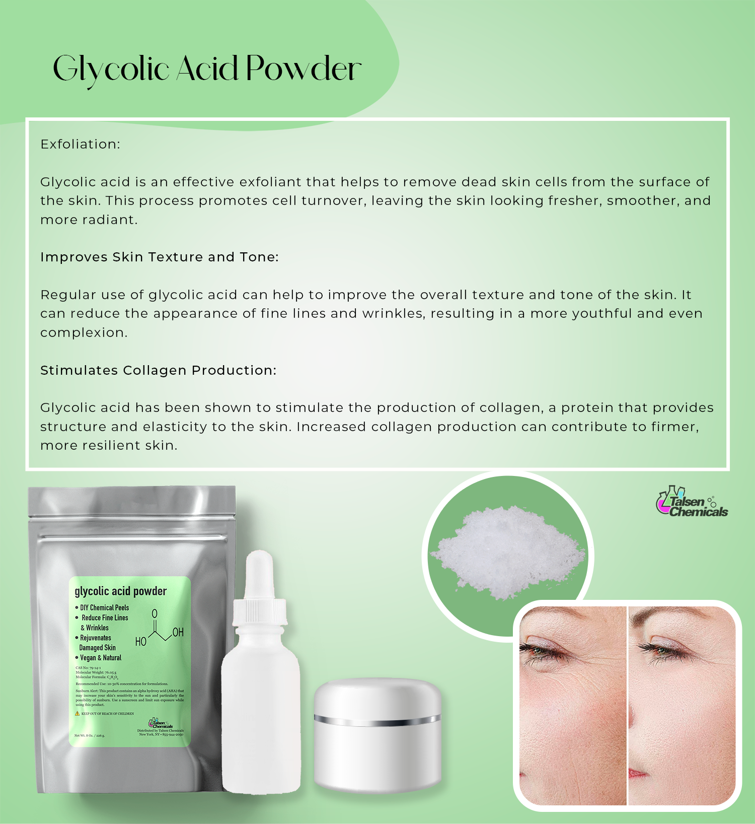 Glycolic Acid Powder
