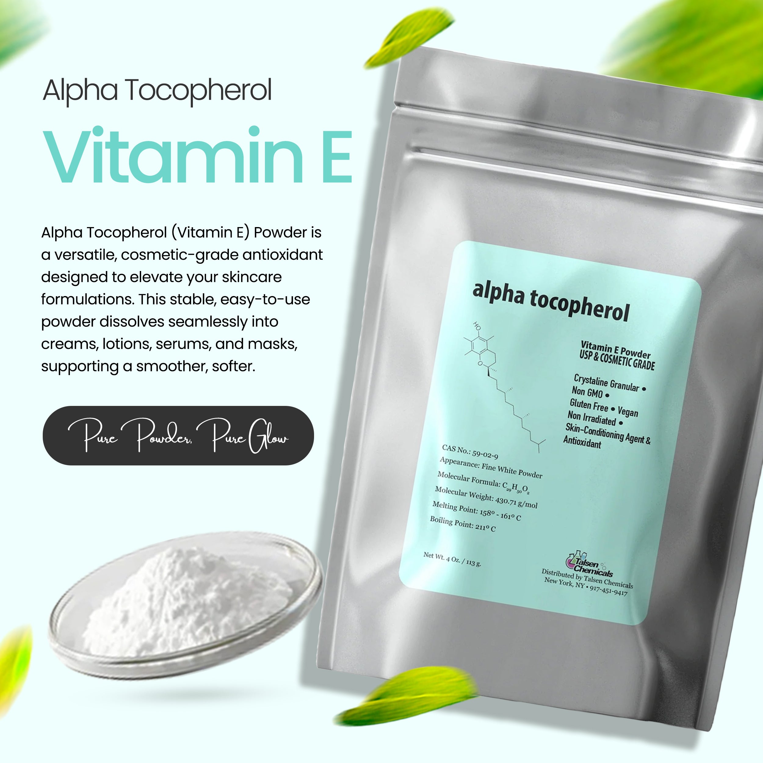 Alpha Tocopherol (Vitamin E) Powder