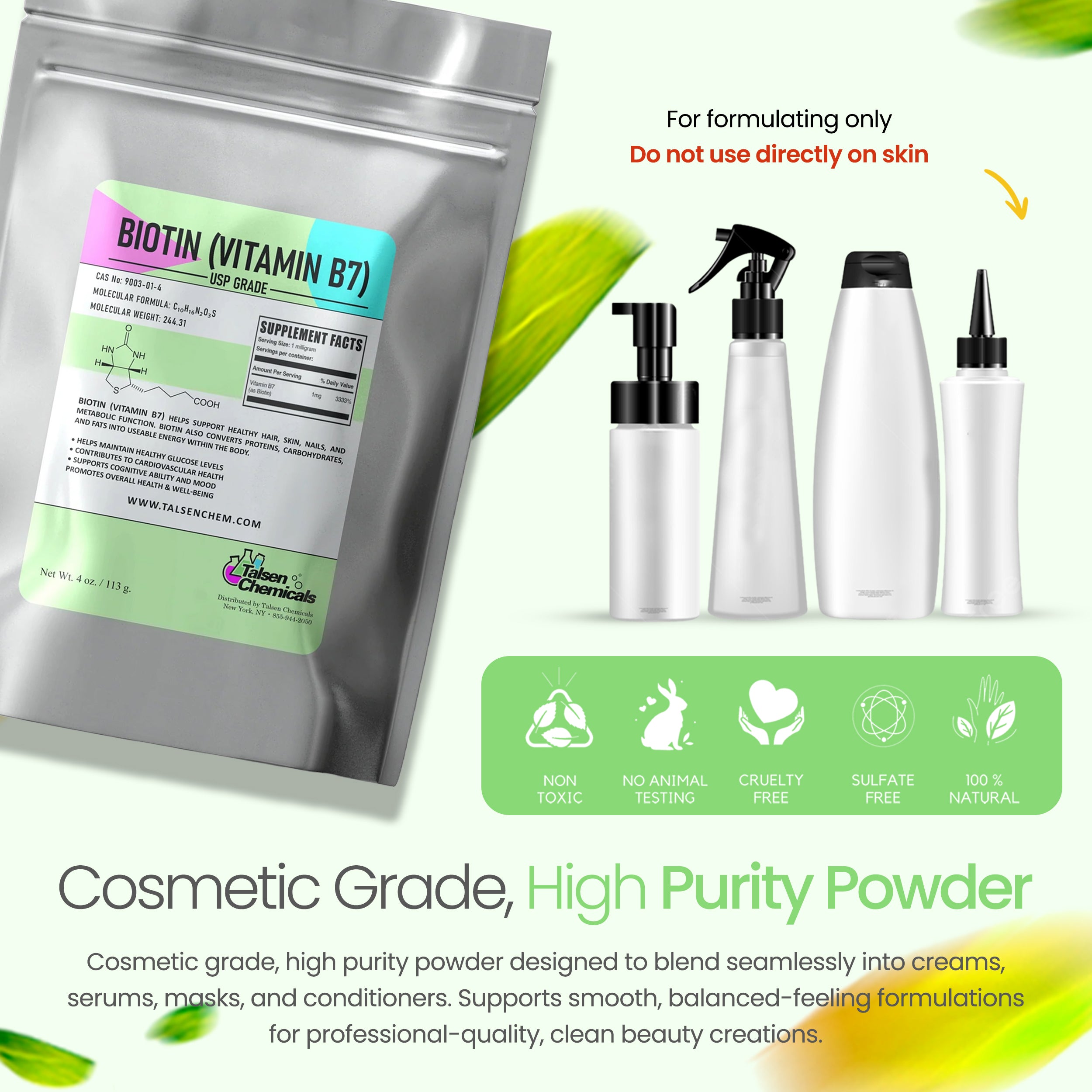 Biotin (Vitamin B7) Powder