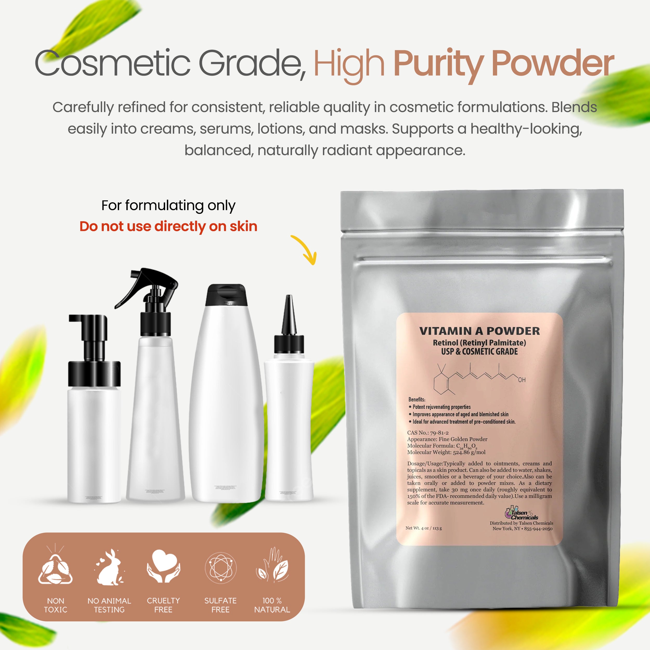 Retinyl Palmitate (Vitamin A) Powder