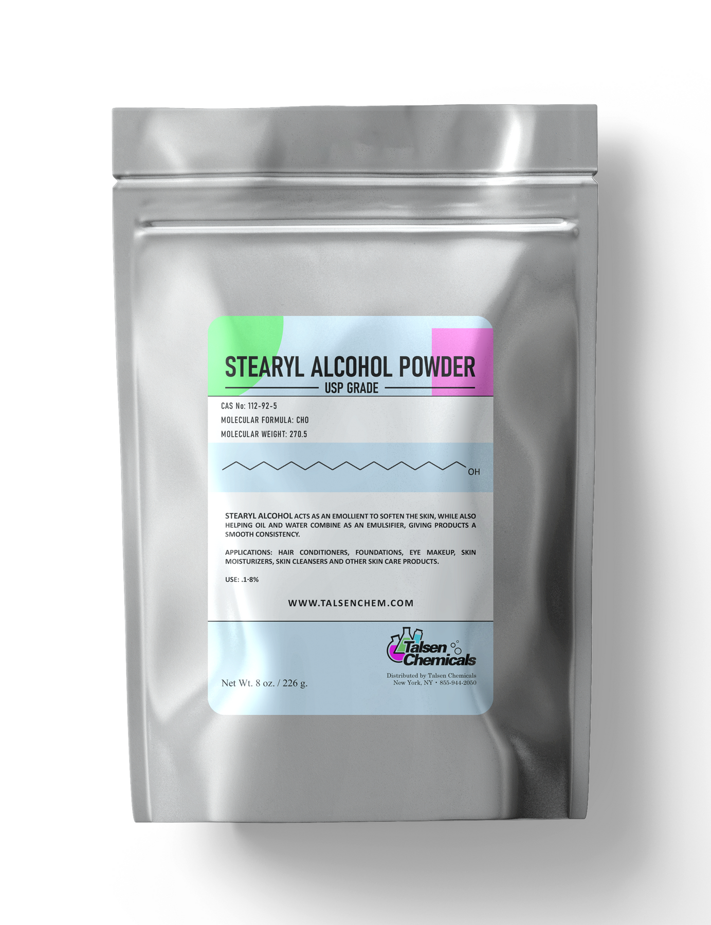 Streril R Powder Stearyl Alcohol – TALSEN CHEM