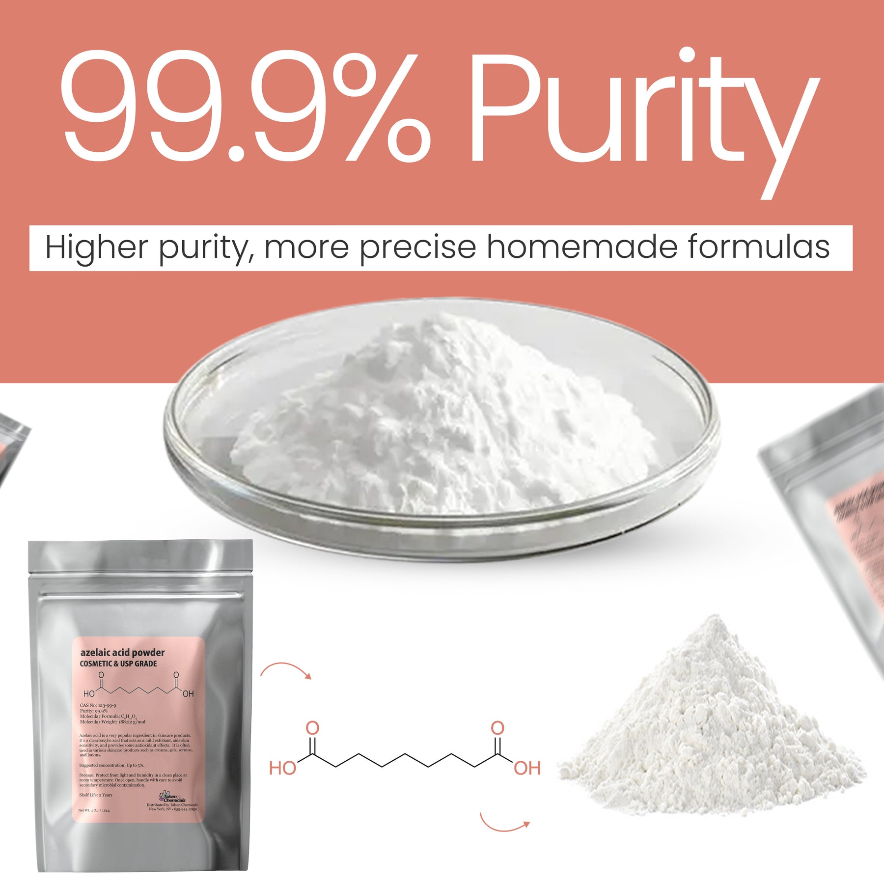 Azhelax Powder Azelaic Acid Powder – TALSEN CHEM