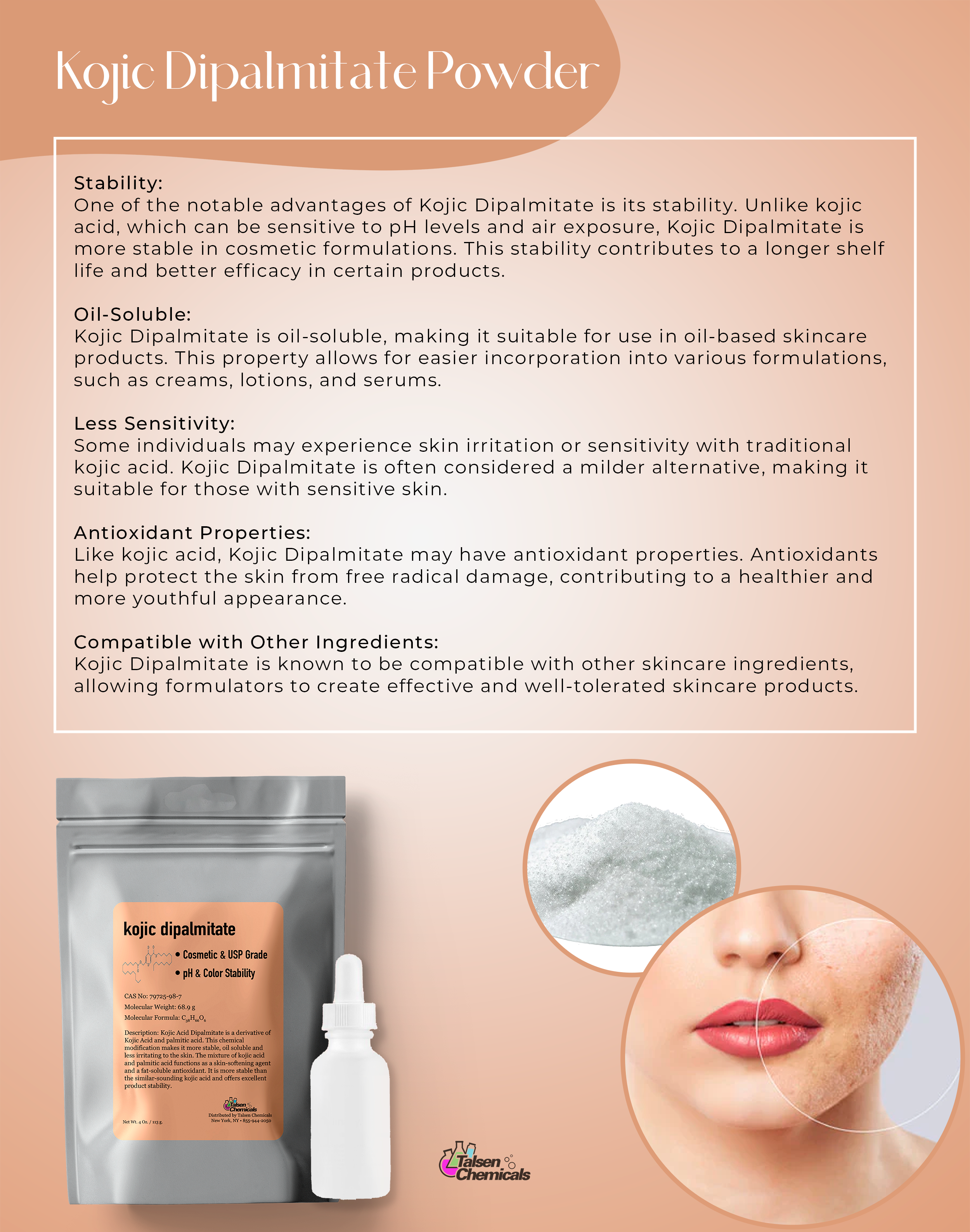 Kojic Dipalmite Powder